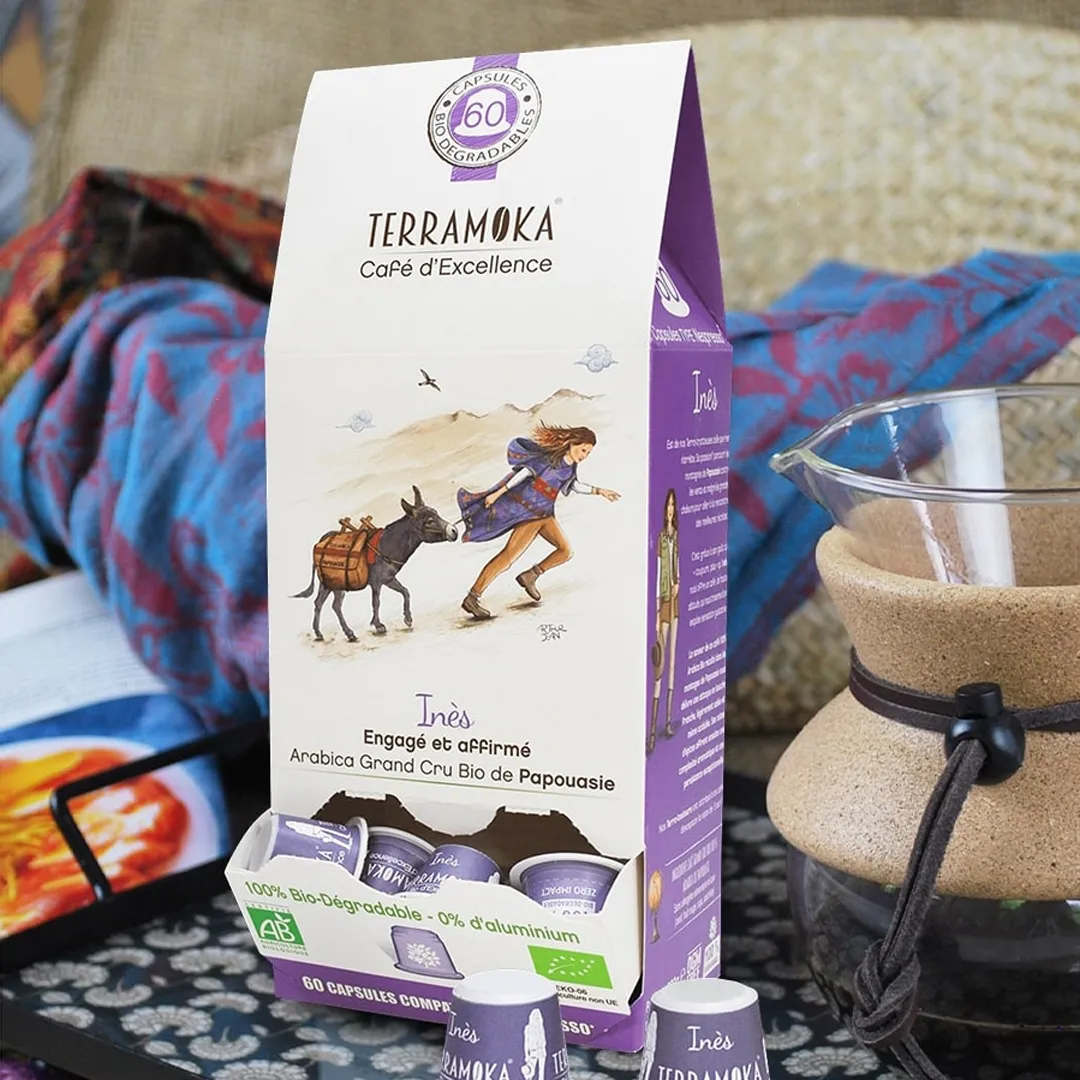 Terramoka « Inès » – Café Bio en Capsule, Grain & Moulu – Image 3