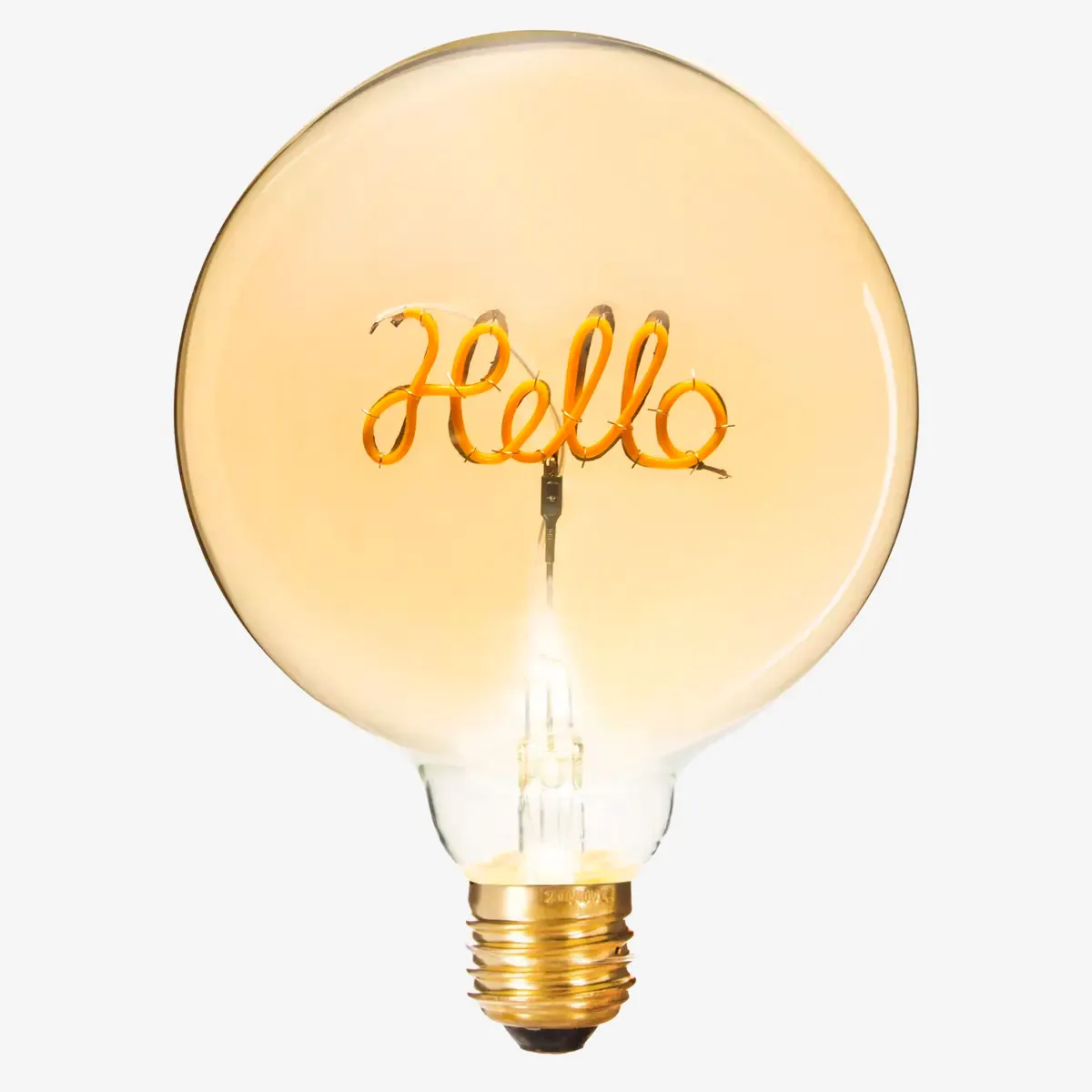 LED MOT ampoule hello
