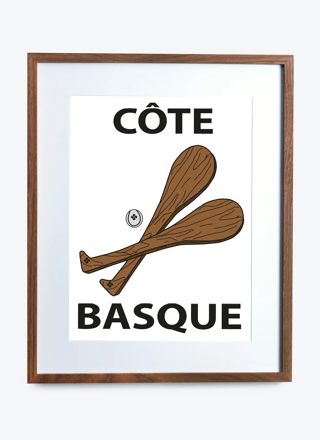 Affiche Encadrée Le Pala (Pays Basque)