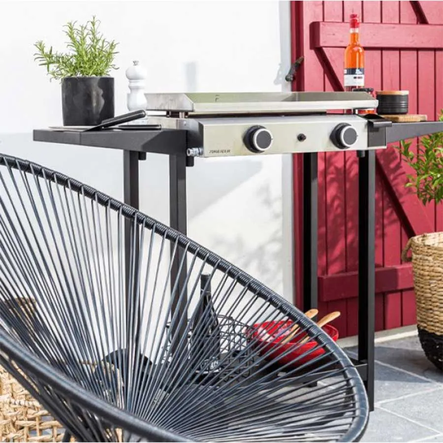 Plancha gaz 2 feux Base 60 Inox Forge Adour – Image 2
