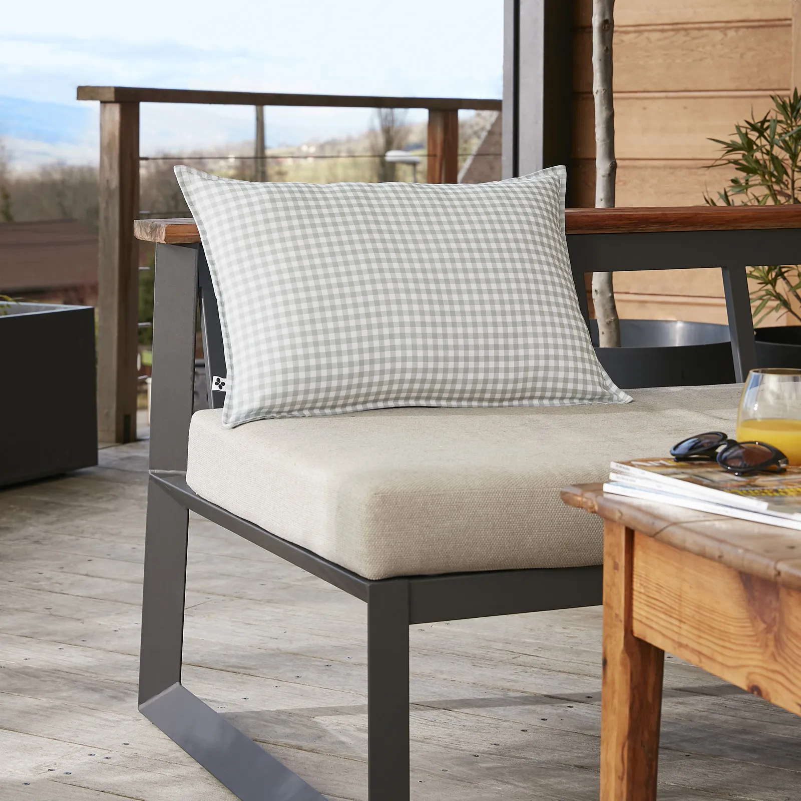 VICKIE coussin déperlant 40×60 – Image 2