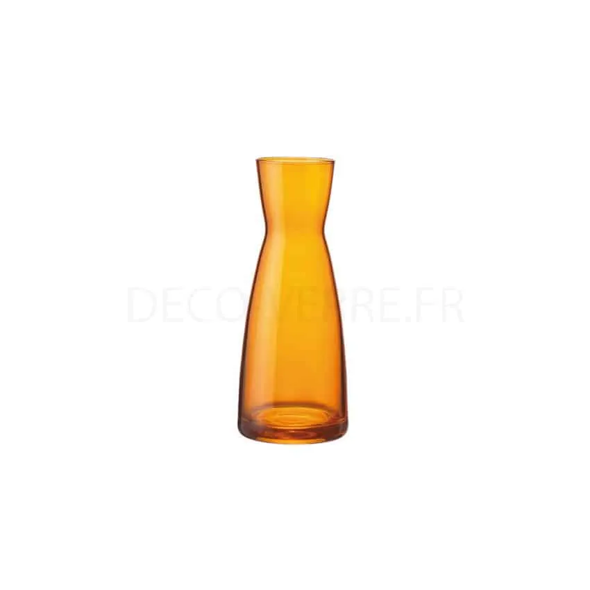 Carafe De Couleur Orange A Personnaliser 50cl