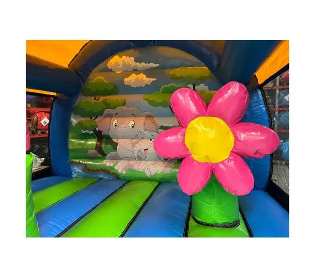 Château gonflable « Eléphant » avec toboggan – Image 2