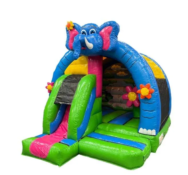 Château gonflable « Eléphant » avec toboggan