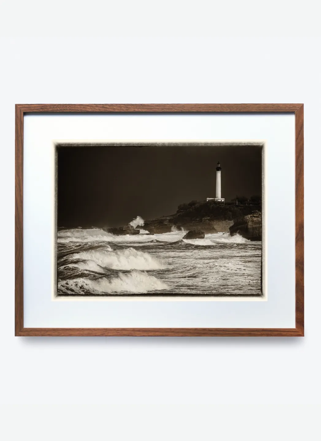 Photo Encadrée – Vagues, La grande plage