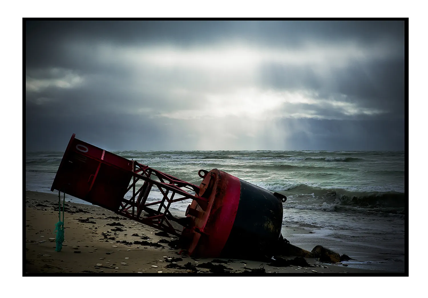 La balise échouée (Ile de Ré)