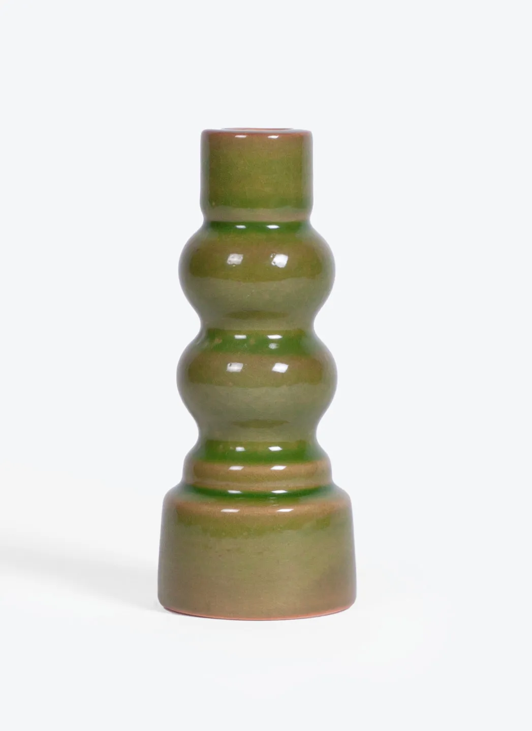 IB Larsen Bougeoir en Céramique Vert Large