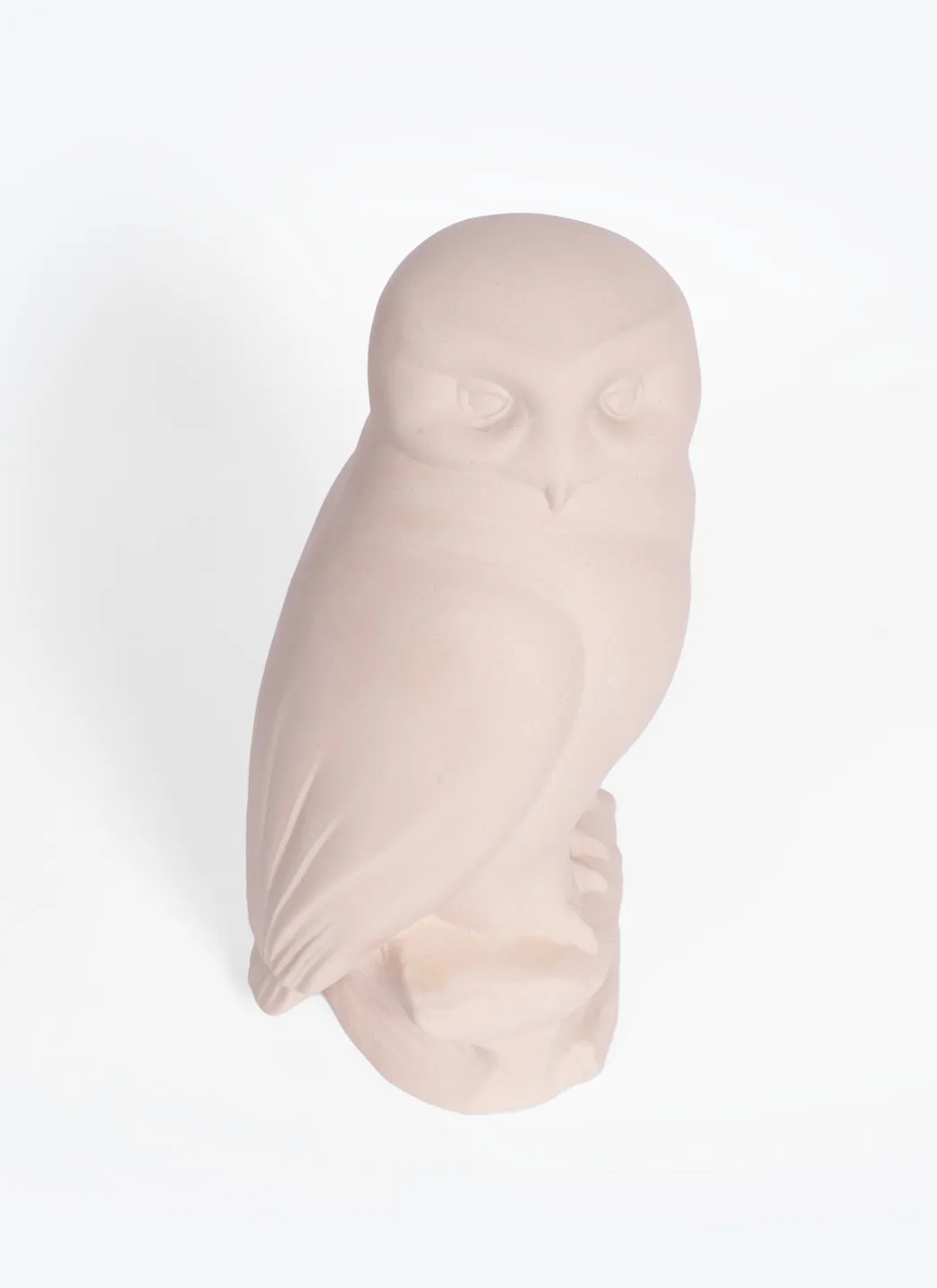 Manufacture de Digoin Sculpture Chouette Beige Mat – Image 4