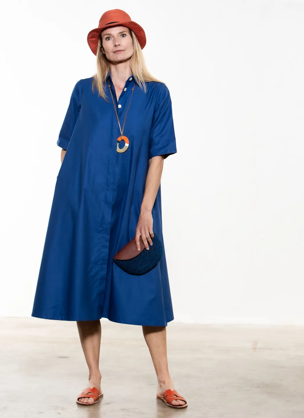 Magasin Central Robe Boby Royal Blue
