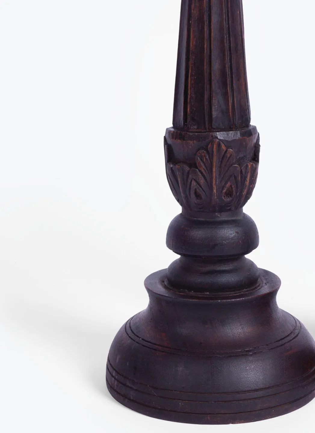 Vintage Paire de Chandeliers Bois – Image 3