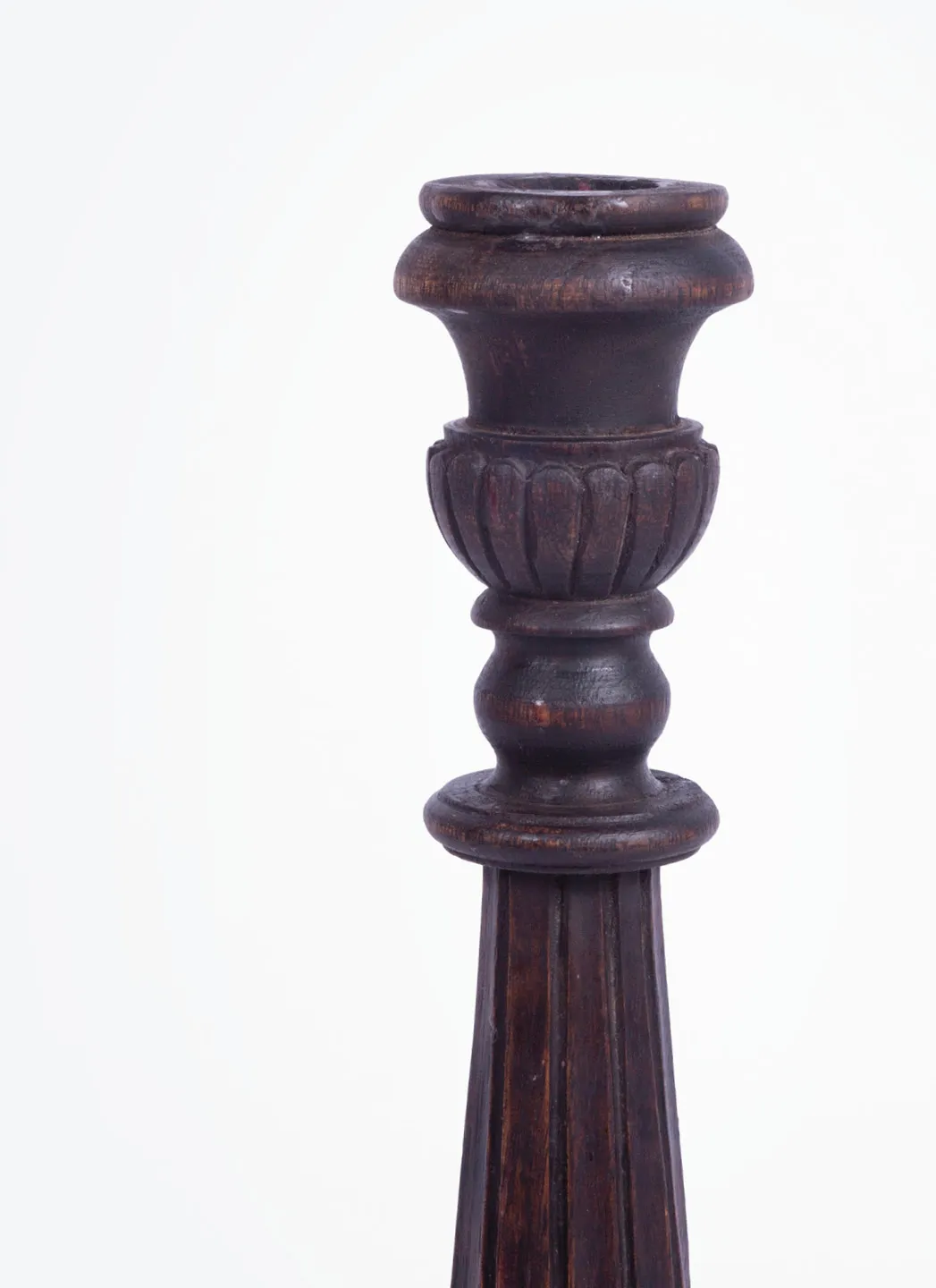 Vintage Paire de Chandeliers Bois – Image 4