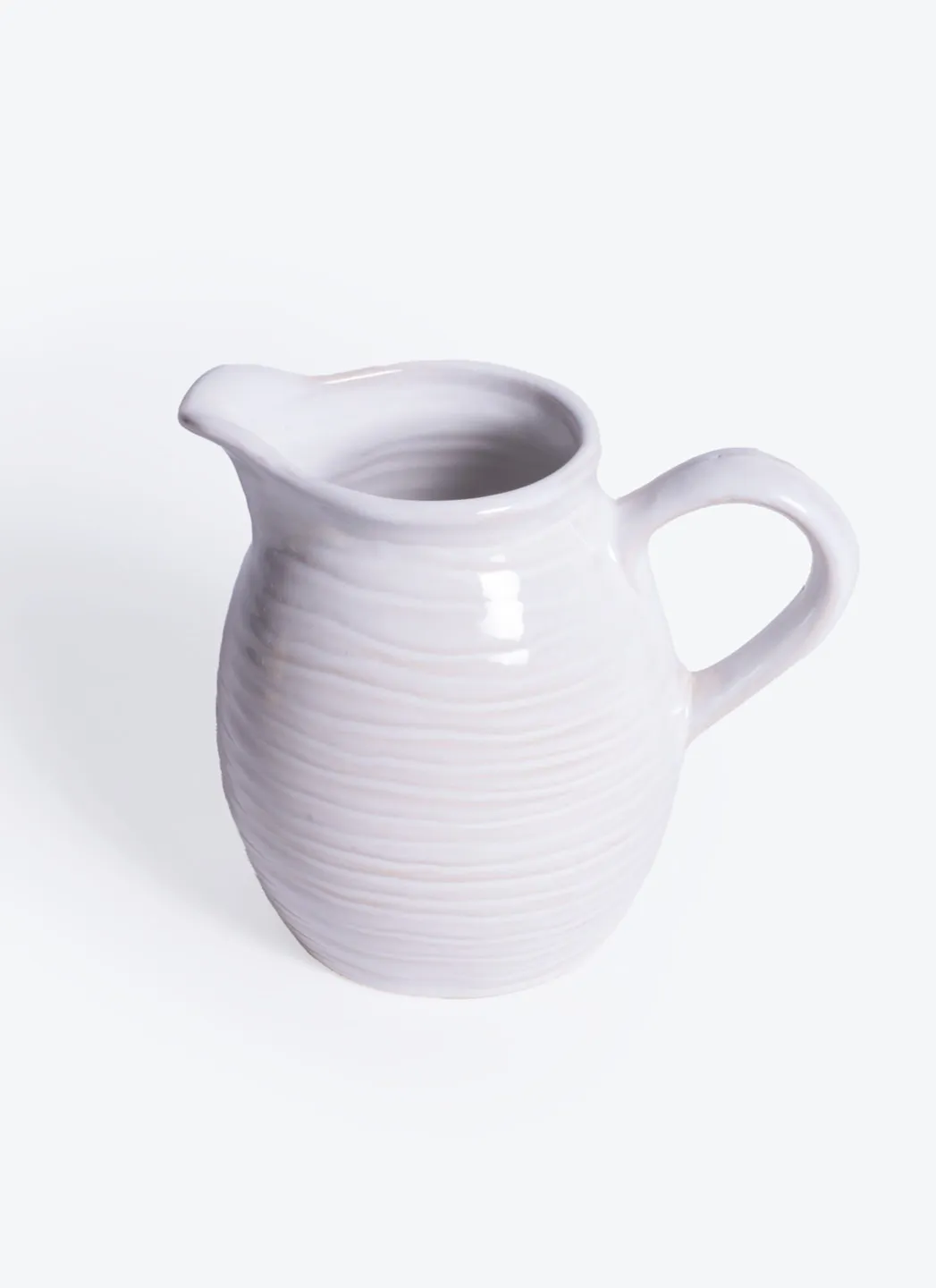 Pichet Anse Grès 1L Blanc – Image 2