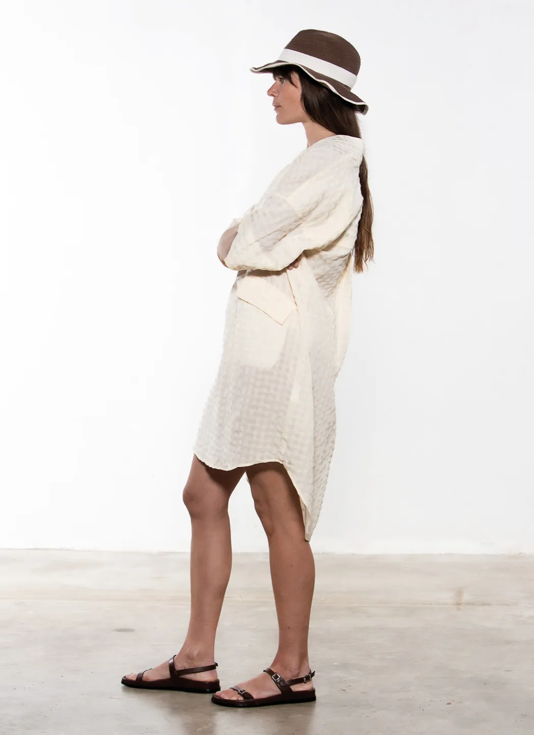 Loreak Mendian Robe Zagari Ecru – Image 2