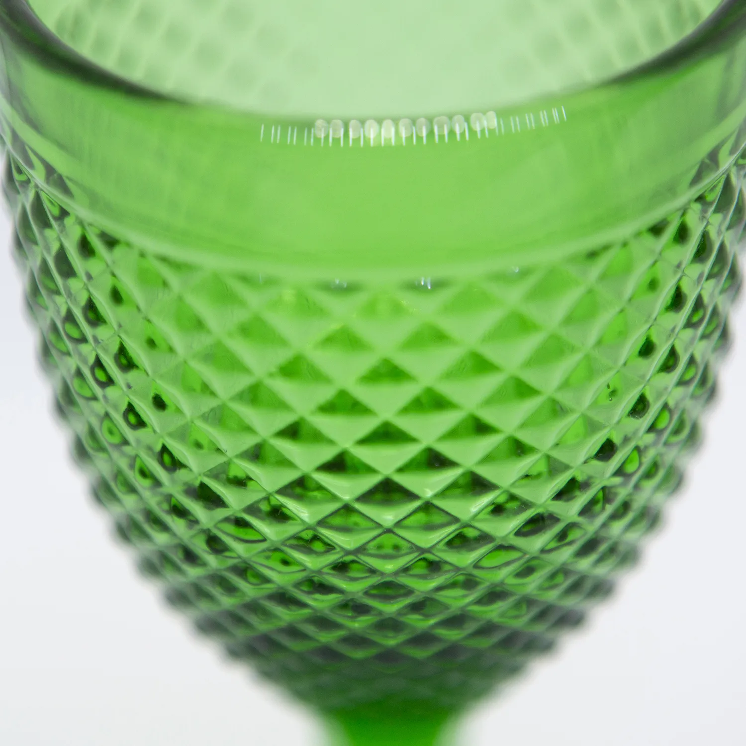 Calice en verre vert (petit modèle) – Image 2