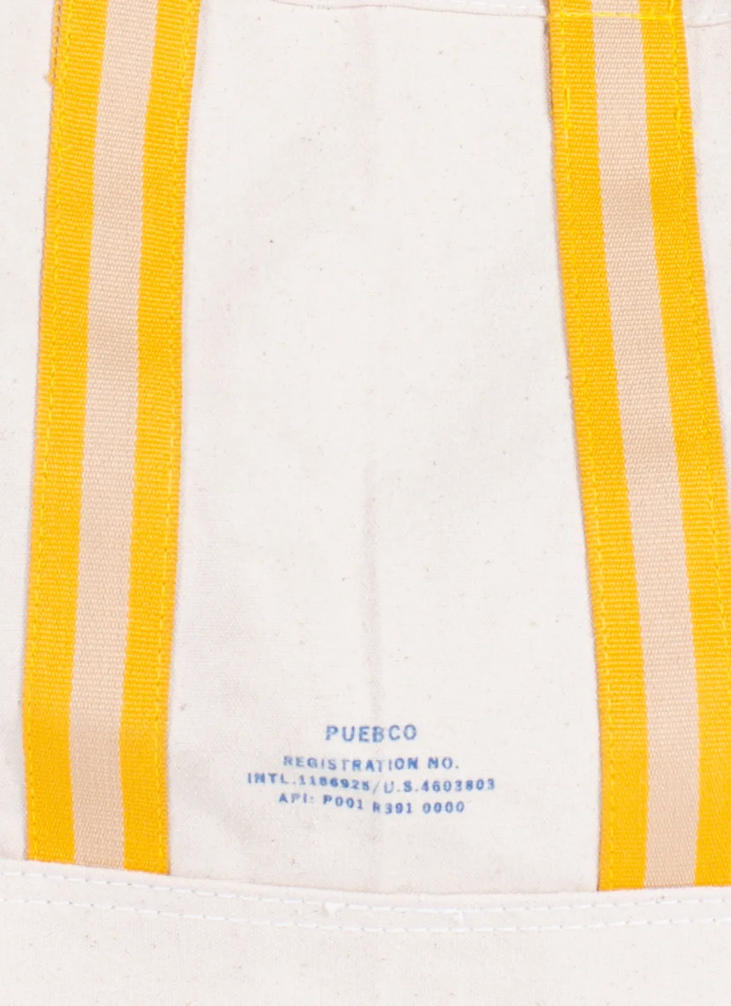 Puebco market bag jaune/or – Image 4
