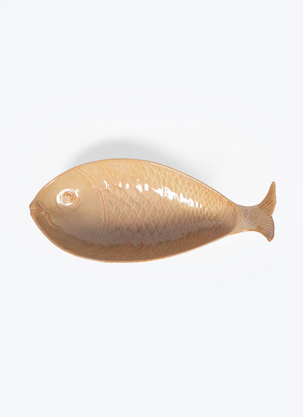 Gresnovo Saladier Poisson Beige Foncé