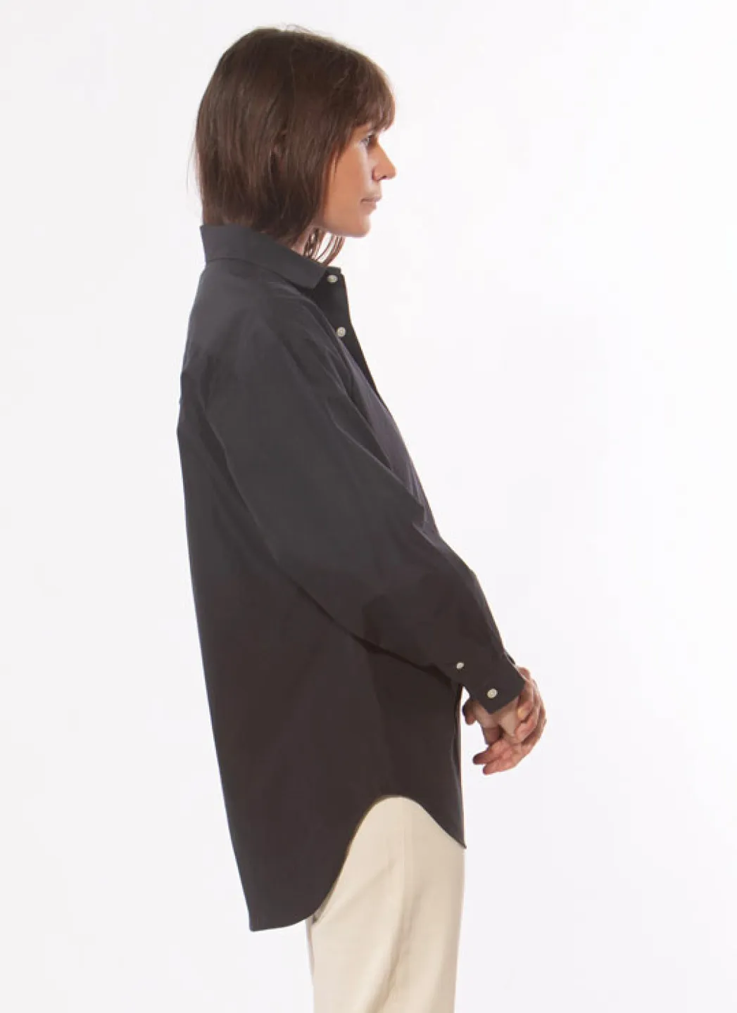 Nicholson & Nicholson Chemise Dance Bleu Marine – Image 3