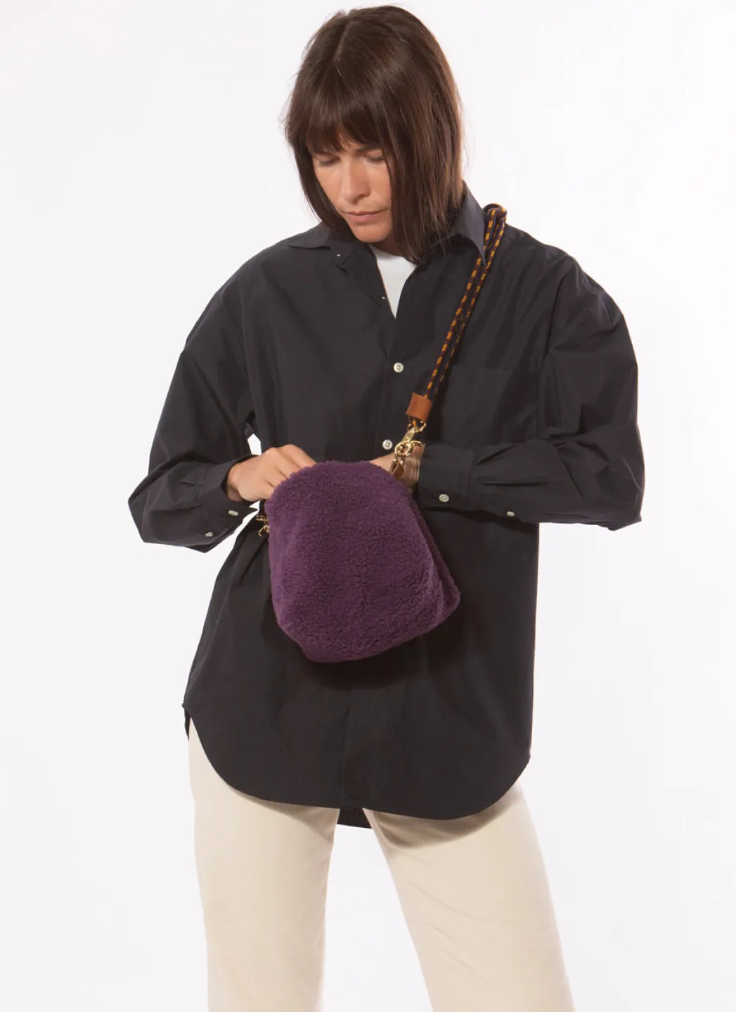 Nicholson & Nicholson Chemise Dance Bleu Marine – Image 2