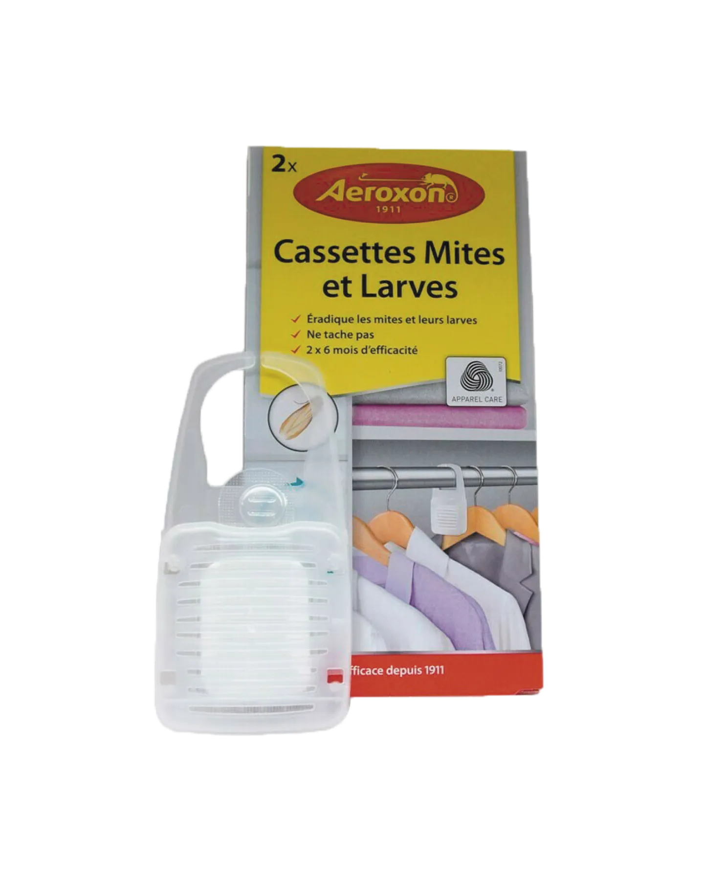 Cassette à mites et larves
