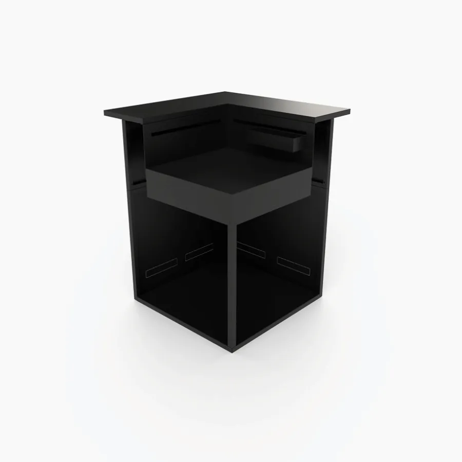 Meuble support d’angle avec comptoir Forge Adour