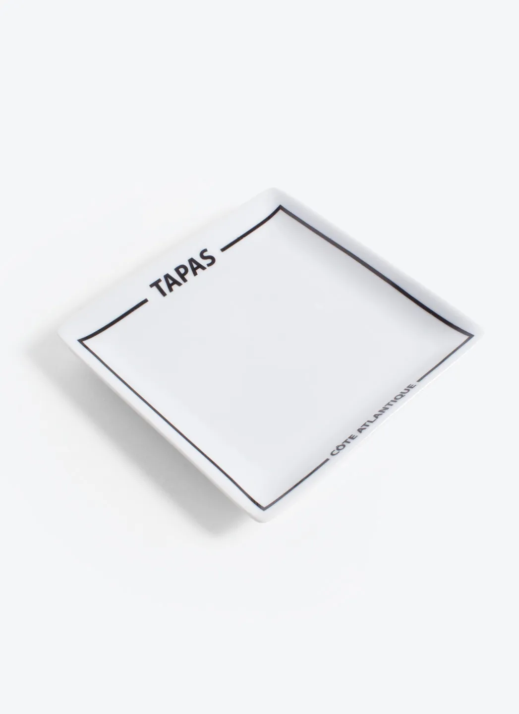 Assiette à tapas noire « Côte Atlantique » – Image 2