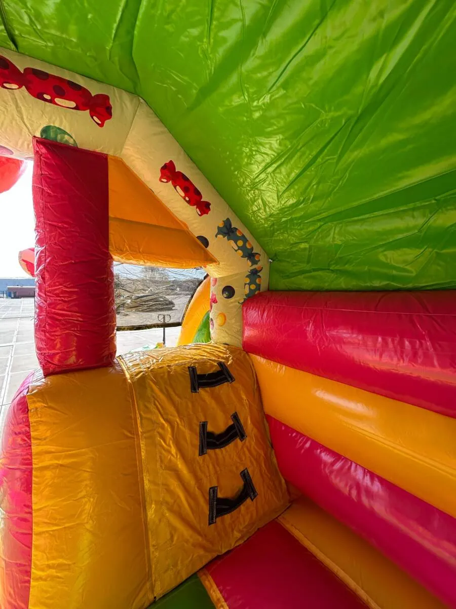 Château gonflable « Candy » avec toboggan – Image 5