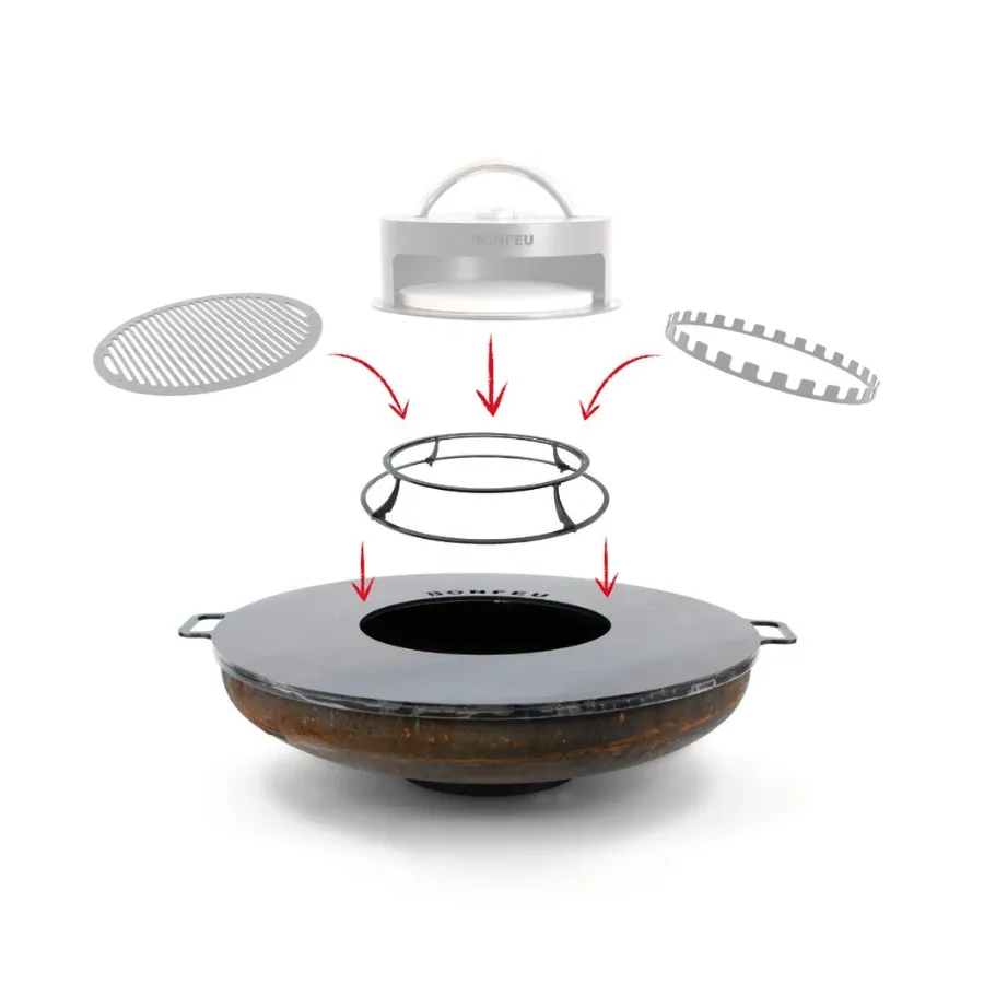 Support de grille pour brasero plancha Bonfeu 100cm – Image 3