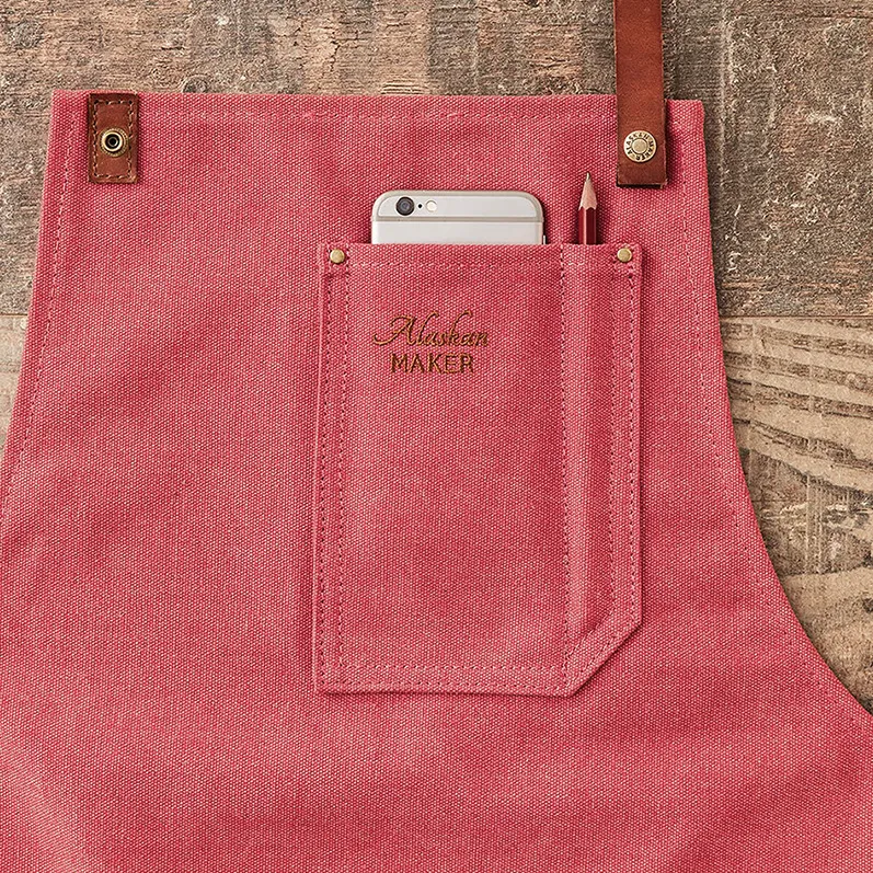 Tablier Coton – Alaskan Maker – Rose – Image 3