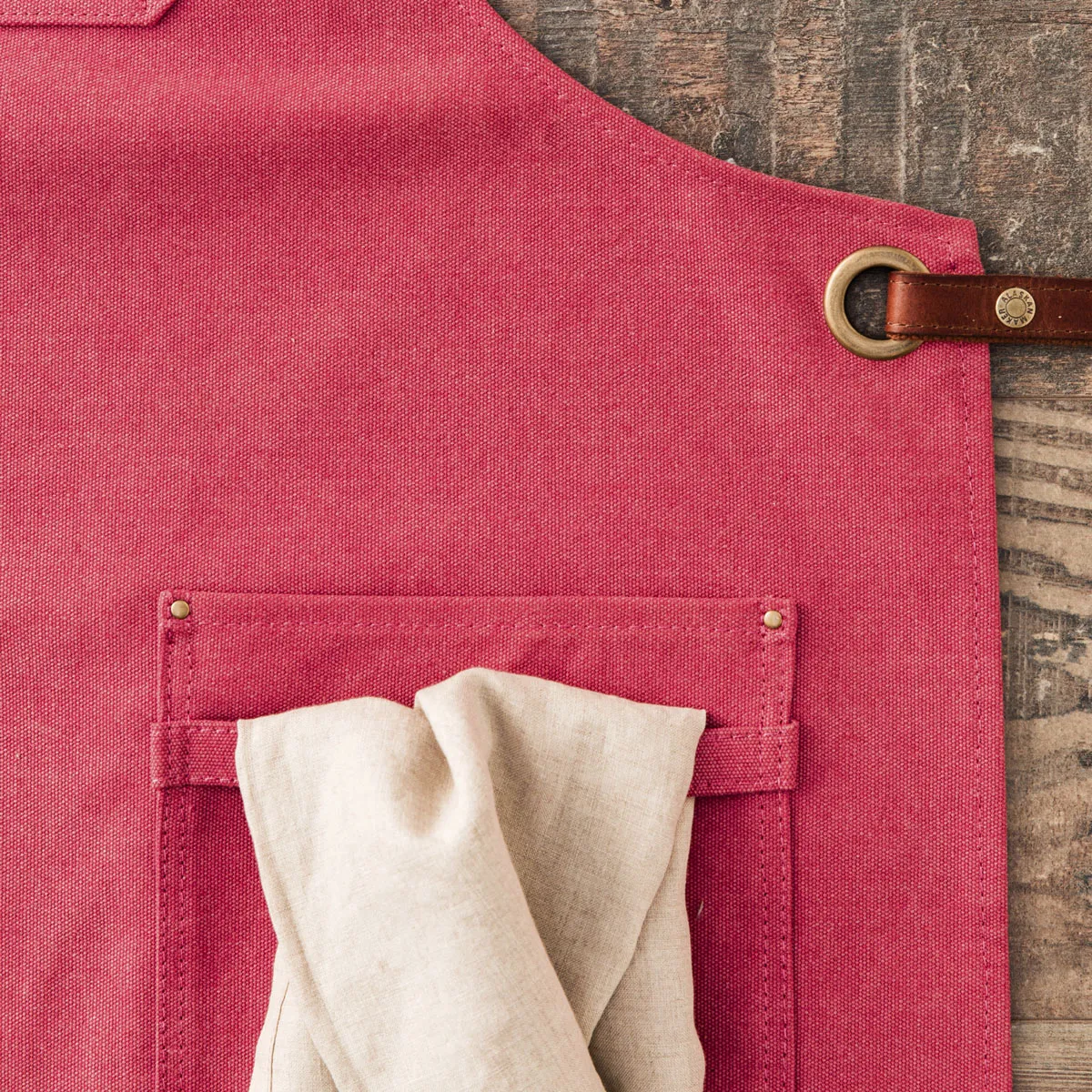 Tablier Coton – Alaskan Maker – Rose – Image 4