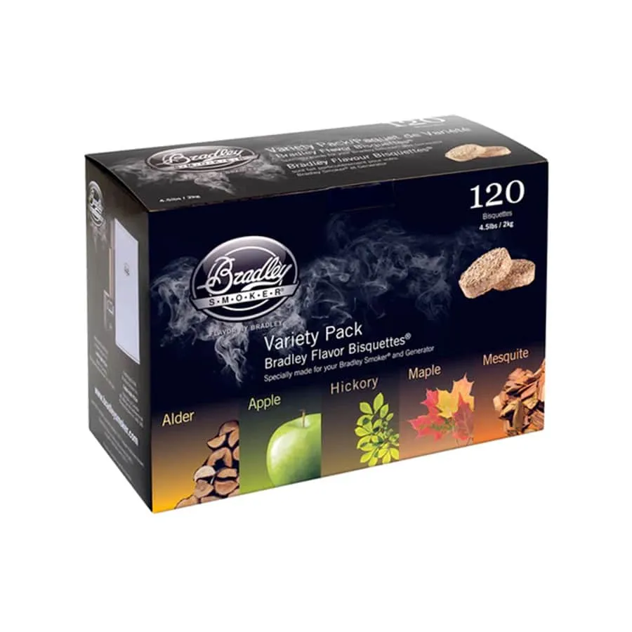 Bisquettes 5 saveurs Bradley Smoker (x120)