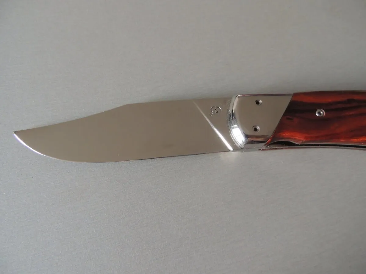 Couteau chasse LINER LOCK, bois de fer par Duxin Robert – Image 5