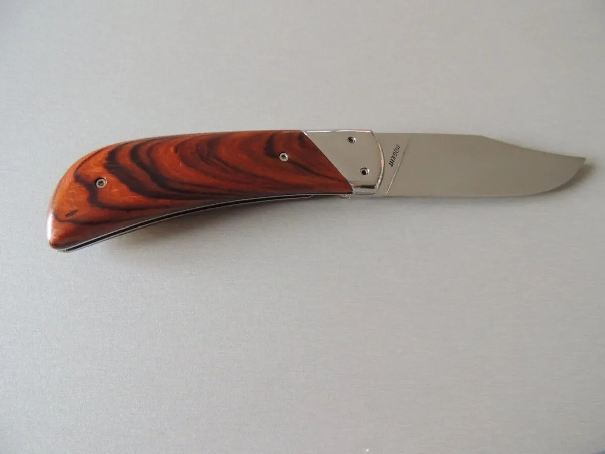 Couteau chasse LINER LOCK, bois de fer par Duxin Robert – Image 4