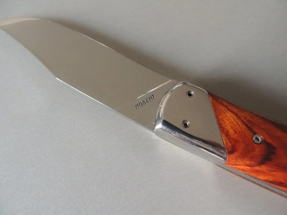 Couteau chasse LINER LOCK, bois de fer par Duxin Robert – Image 6