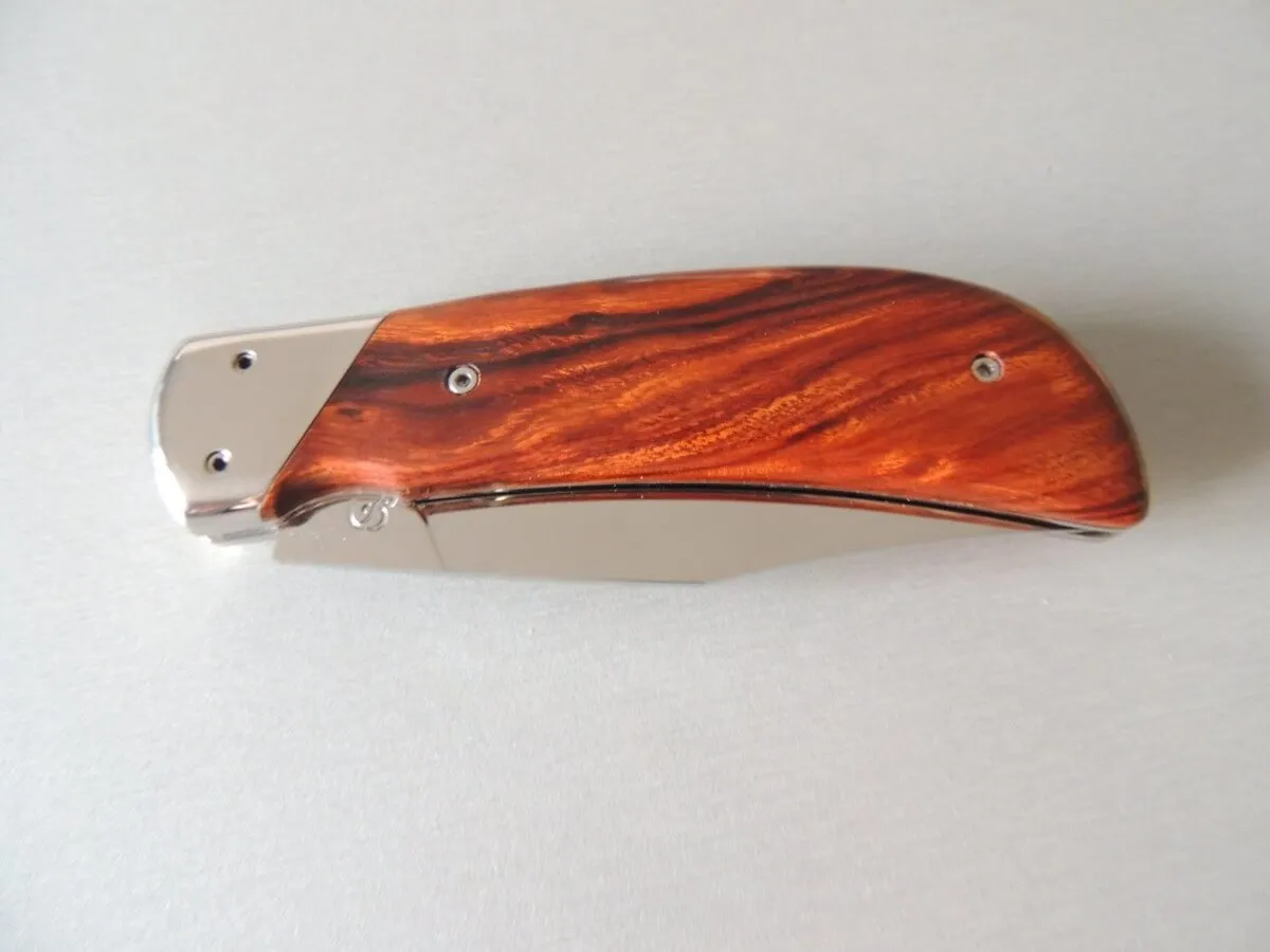 Couteau chasse LINER LOCK, bois de fer par Duxin Robert – Image 3