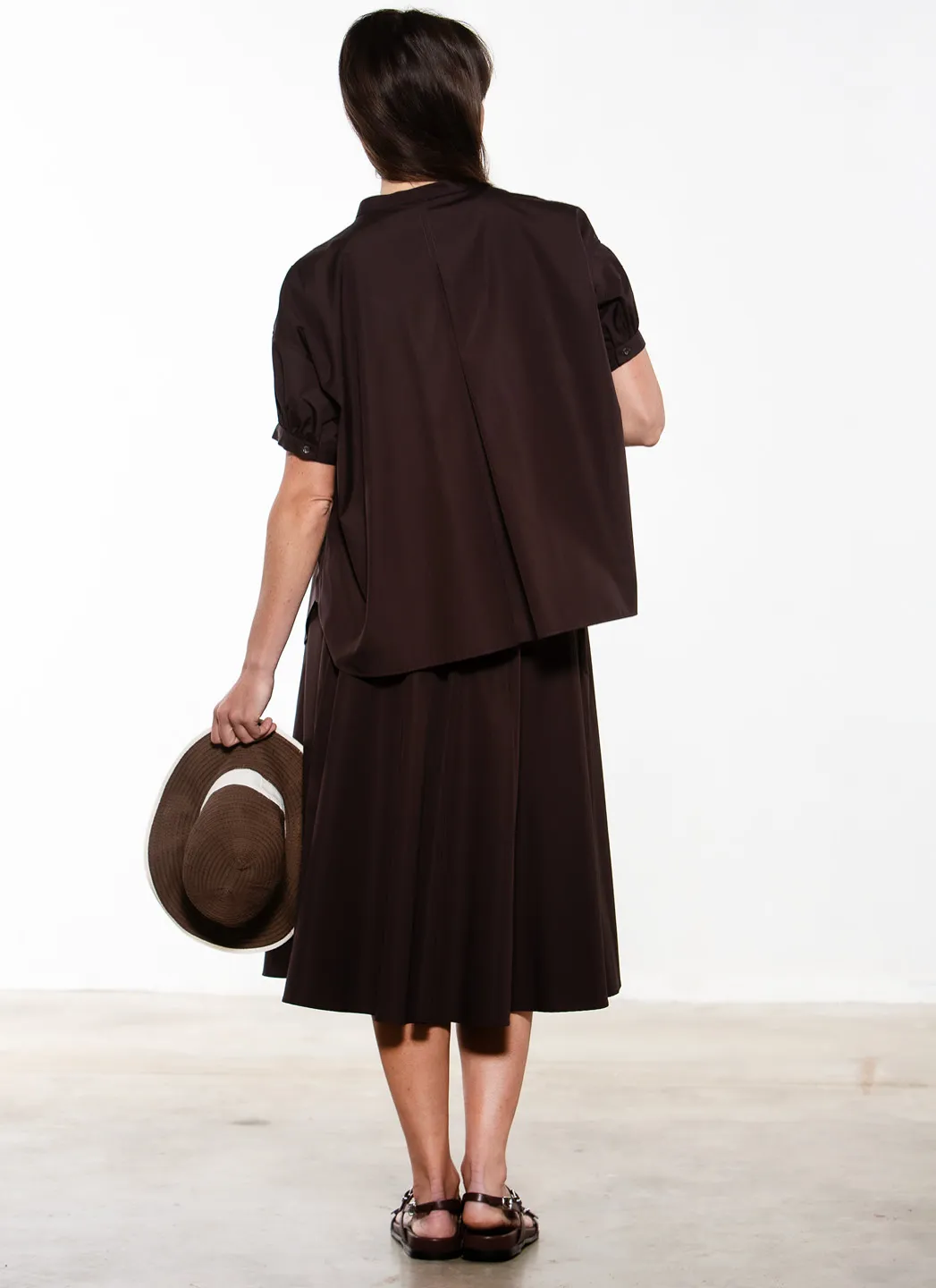 Aspesi Chemise Popeline Marron – Image 4