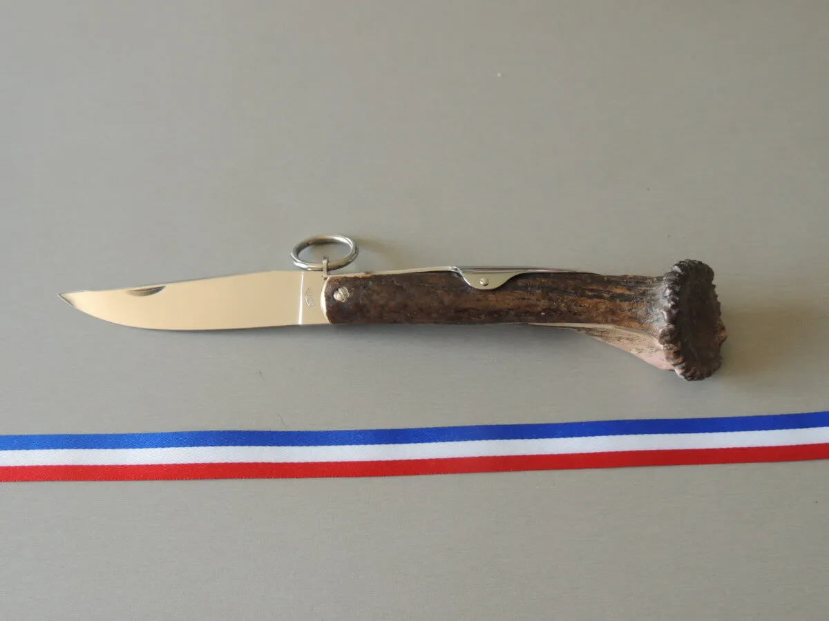 Couteaux couronne cerf 12 cm Jacques Mongin