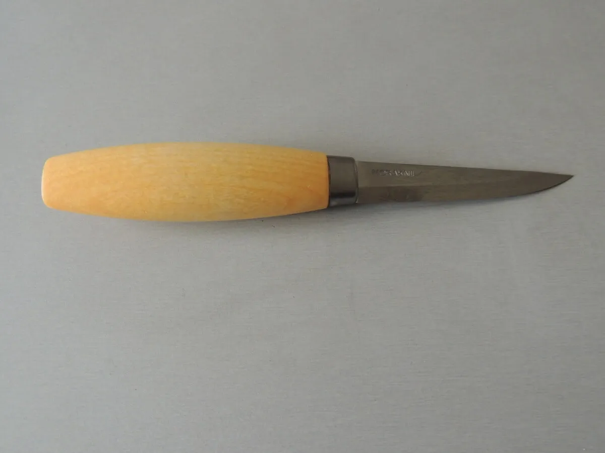 Couteau à sculpter MORAKNIL lame 8 cm carbone – Image 2