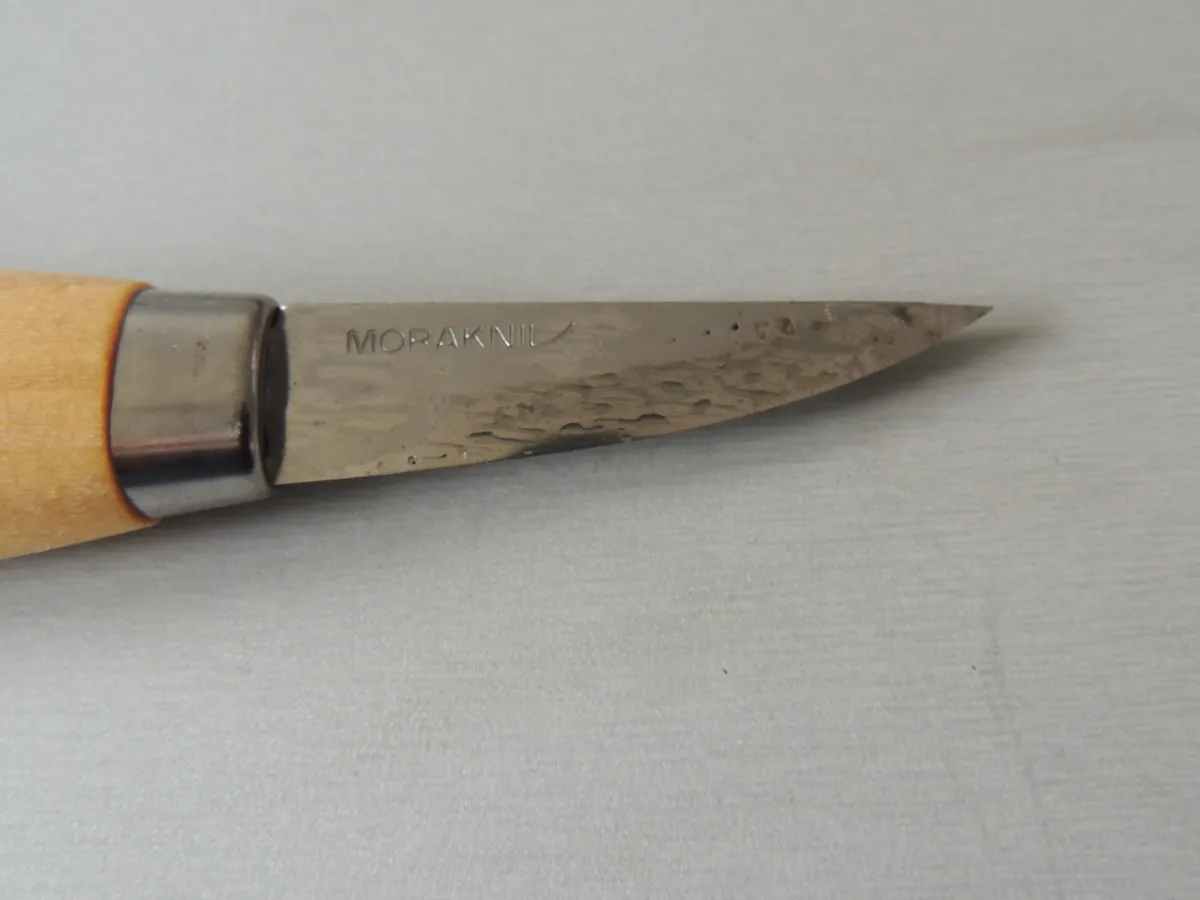 Couteau à sculpter MORAKNIL lame 6 cm carbone – Image 3