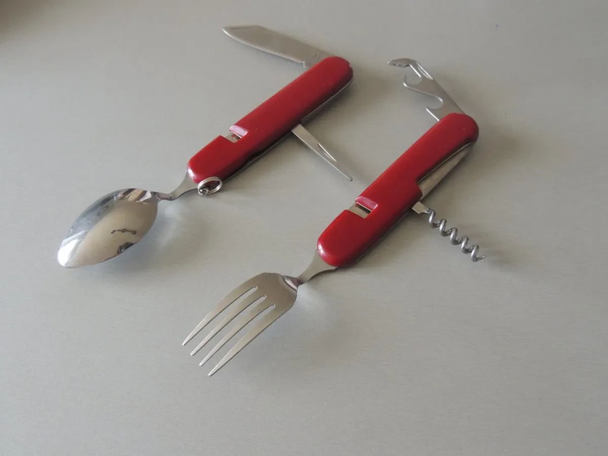 Couteaux camping Herbertz 618412 rouge avec étuis – Image 3