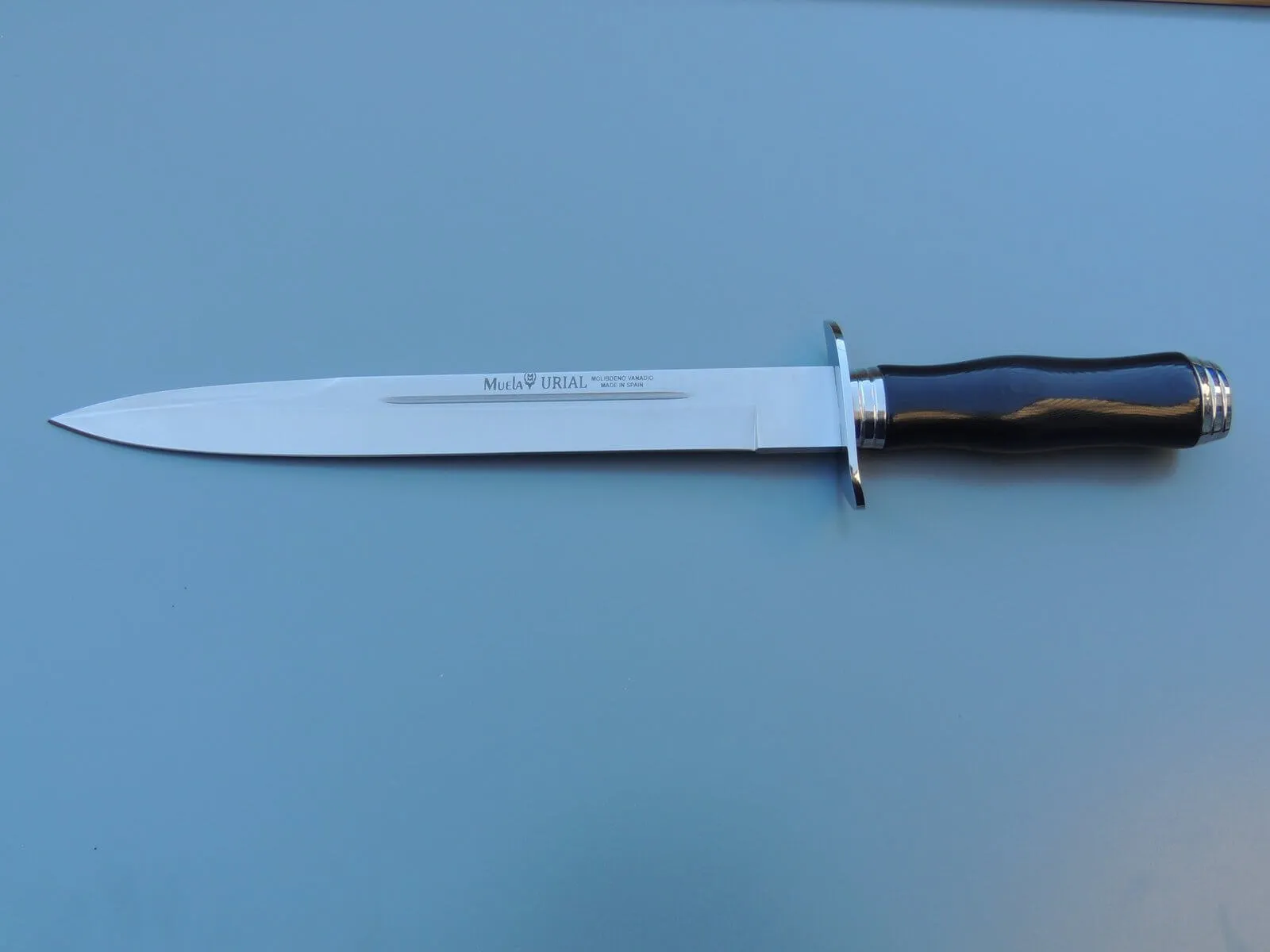 Poignard Muela « Urial » noir avec étui cuir – Image 2