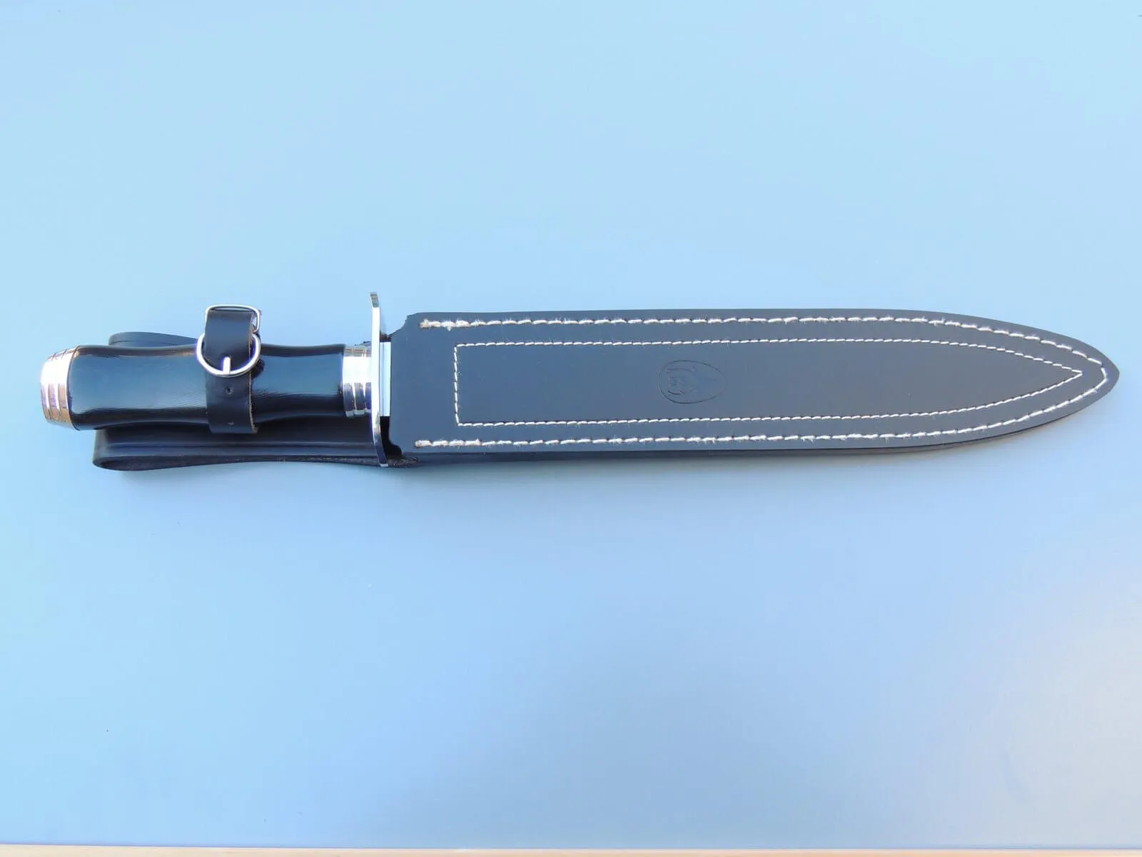 Poignard Muela « Urial » noir avec étui cuir – Image 3