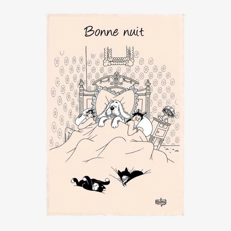 DUBOUT BONNE NUIT torchon