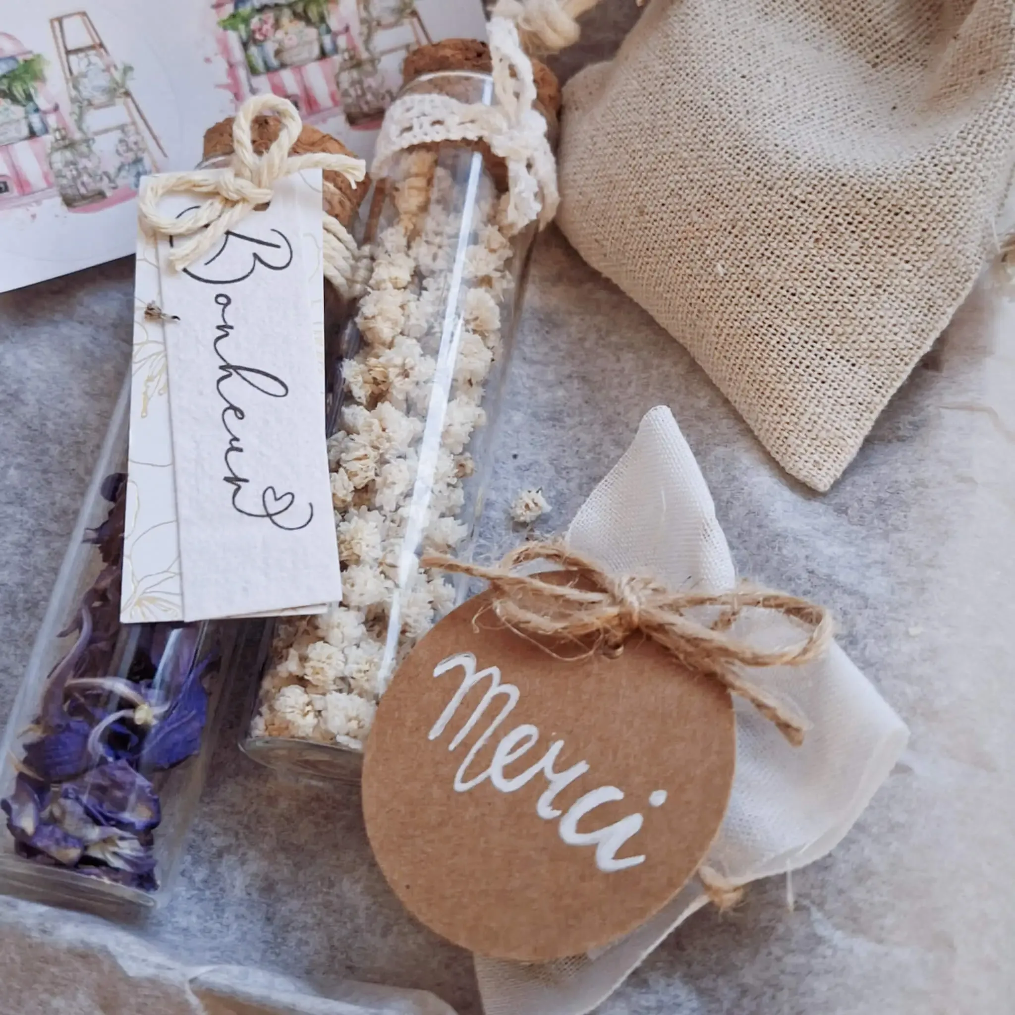 Coffret éprouvettes fleuries – Image 3