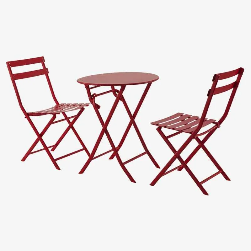 GREENSBORO table de jardin ronde pliante 2P – Image 4