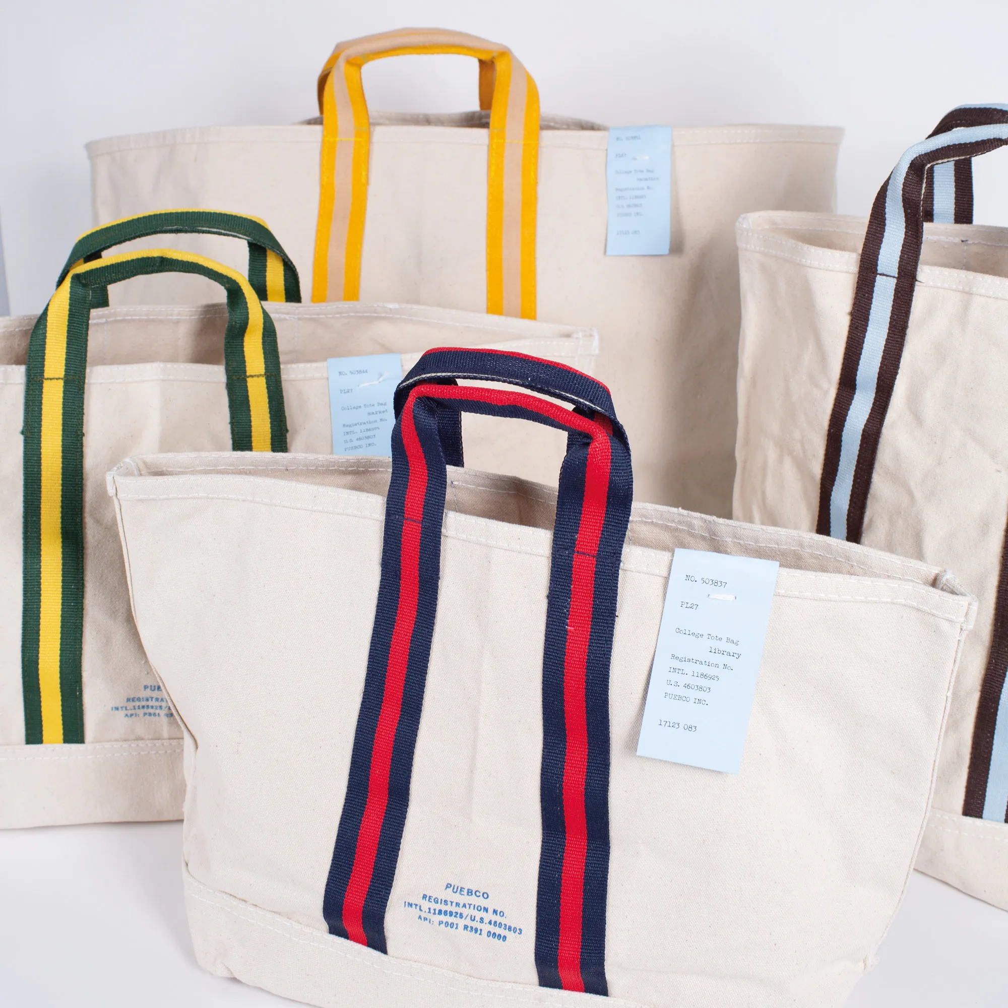 Puebco market bag vert/jaune – Image 5