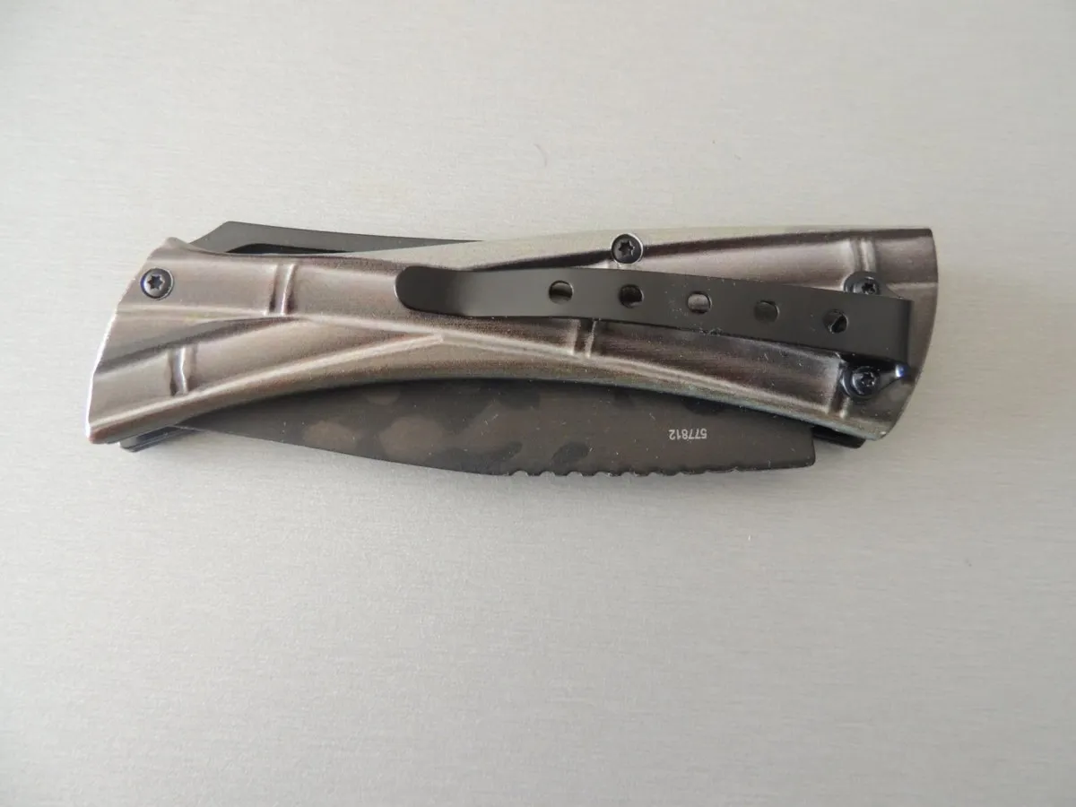 Couteau décor bambou avec étuis Herbertz 577812 – Image 5