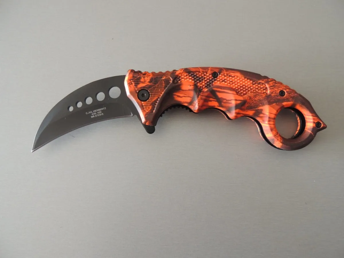 Couteau décor orange Herbertz 572513