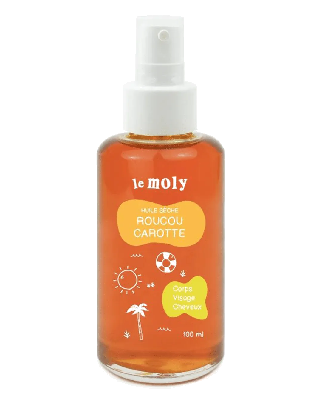 Huile sèche bio effet bonne mine