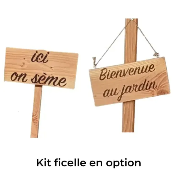 Pancarte en bois gravée – Image 4