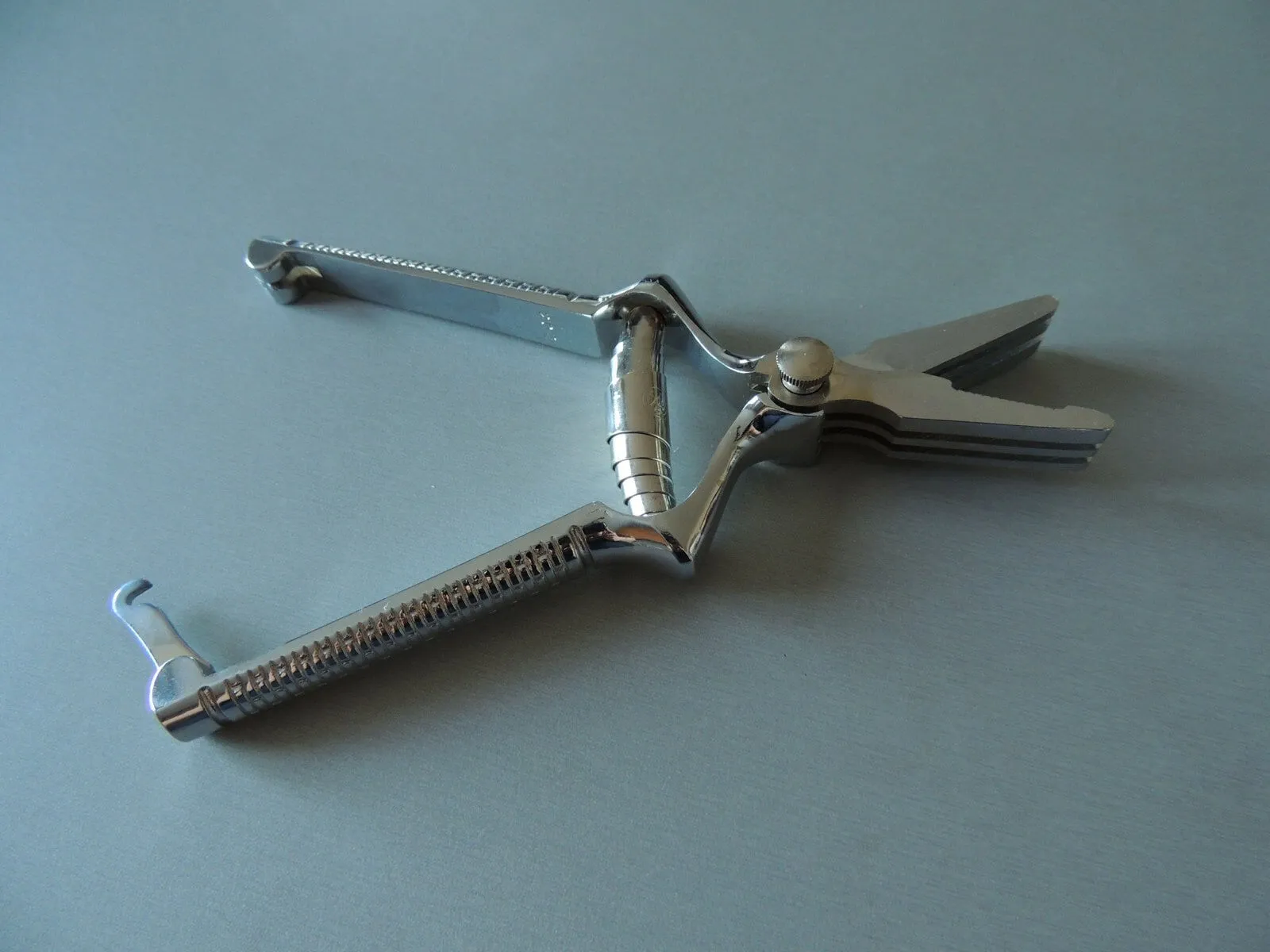 Masticateur droit chromé 18 cm – Image 2